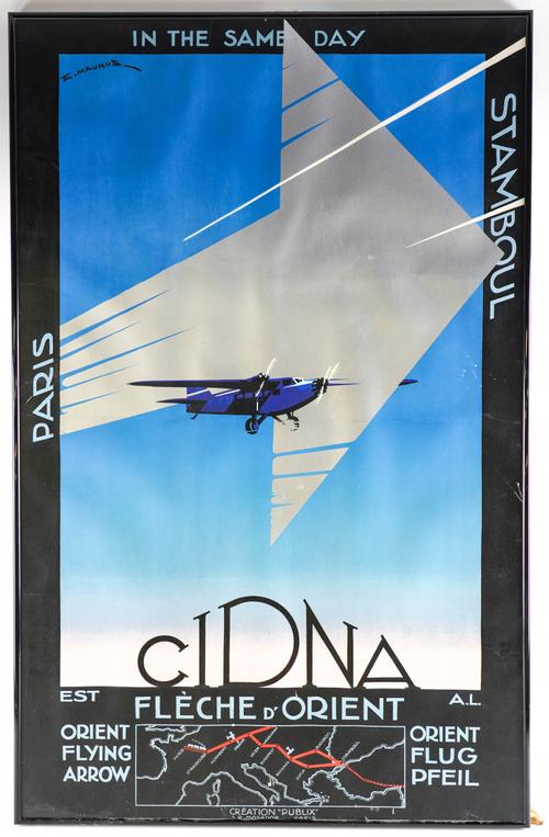 EDMOND MAURUS,  CIDNA PARIS STAMBOUL IN THE SAME DAY POSTER