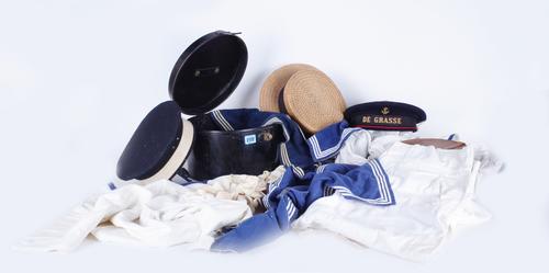 A GROUP OF MOSTLY MID 20TH CENTURY NAVY APPAREL