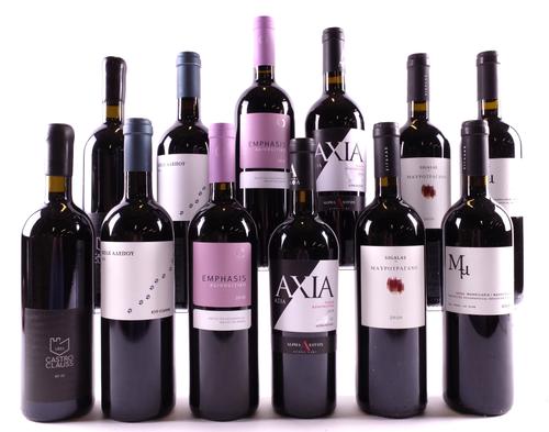 12 BOTTLES GREEK RED WINE