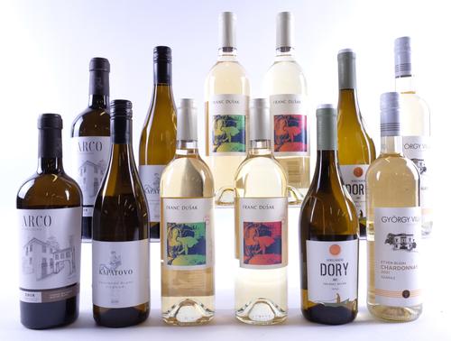 12 BOTTLES PORTUGUESE, BULGARIAN, SLOVENIAN AND HUNGARIAN WHITE WINE