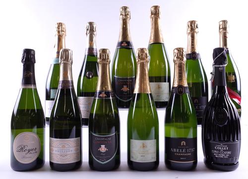 12 BOTTLES CHAMPAGNE