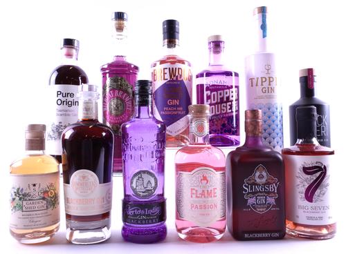12 BOTTLES FLAVOURED GIN