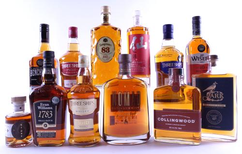 12 BOTTLES WHISKY/WHISKEY