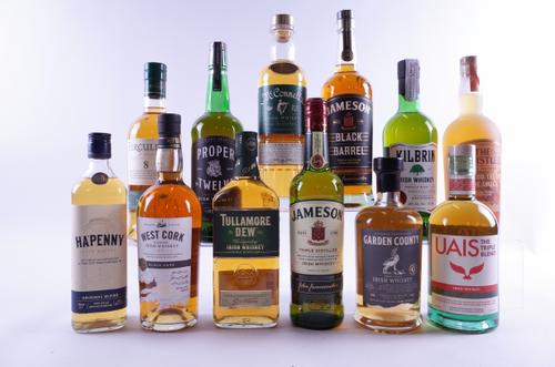 12 BOTTLES IRISH WHISKEY