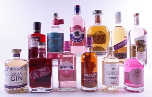 12 BOTTLES FLAVOURED GIN