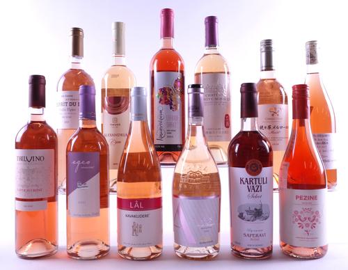 12 BOTTLES EUROASIAN ROSÉ WINES