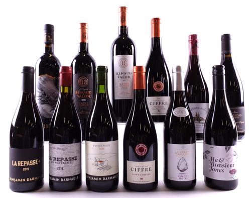 12 BOTTLES FRENCH RED WINE