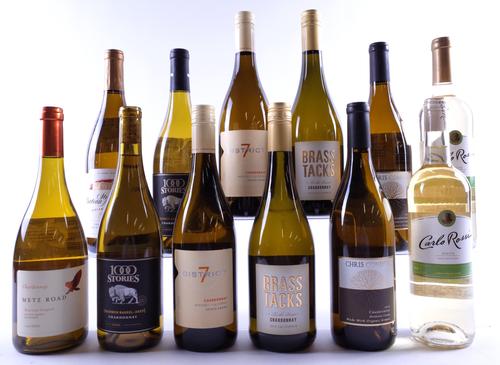 12 BOTTLES AMERICAN WHITE WINE