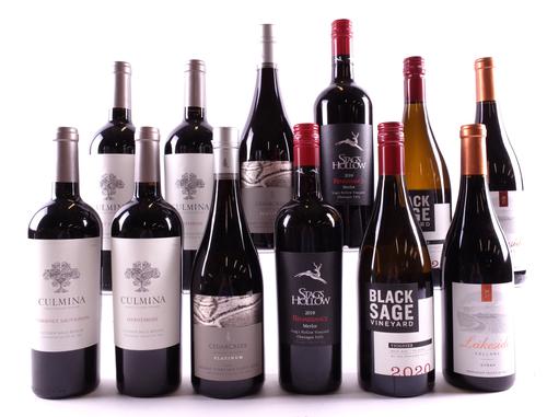 12 BOTTLES CANADIAN RED WINE