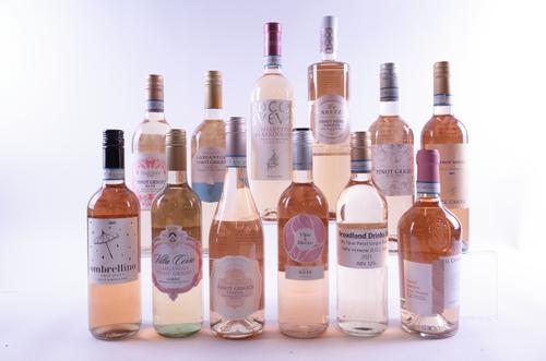 12 BOTTLES ITALIAN ROSÉ AND BLUSH WINE