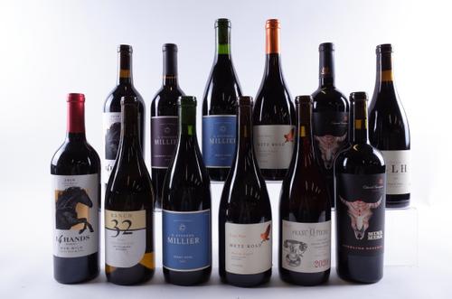 12 BOTTLES AMERICAN RED WINE