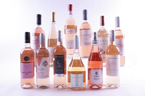 12 BOTTLES ITALIAN ROSÉ AND BLUSH WINE