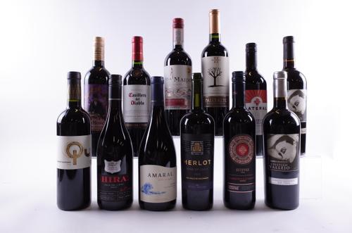 12 BOTTLES CHILEAN RED WINE
