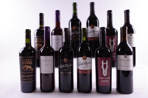 12 BOTTLES CALIFORNIAN RED WINE