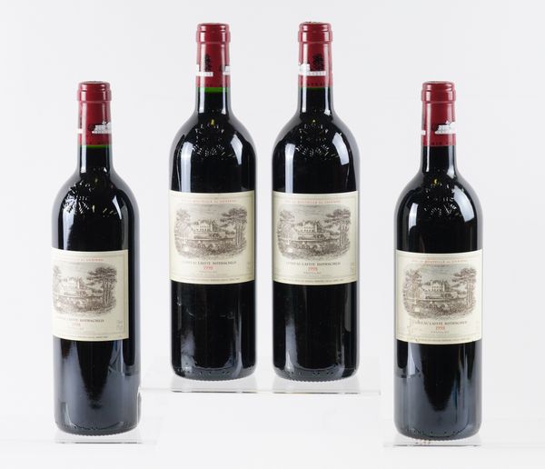 FOUR BOTTLES OF CHATEAU LAFITE ROTHSCHILD, PAUILLAC 1998 (4)