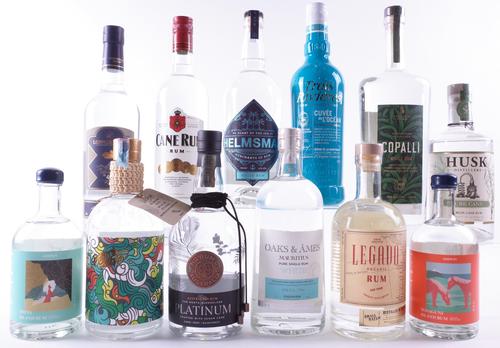 12 BOTTLES WHITE RUM