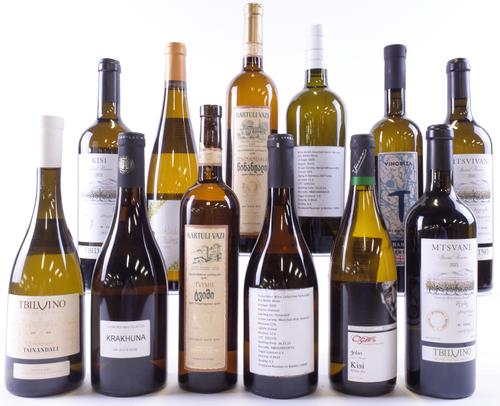 12 BOTTLES GEORGIAN WHITE WINE