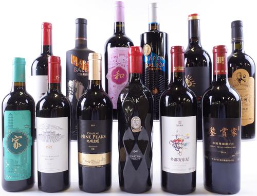 12 BOTTLES CHINESE RED WINE