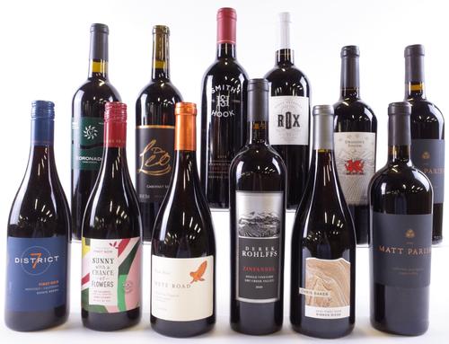 12 BOTTLES AMERICAN AND MEXICAN RED WINE