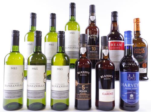 12 BOTTLES FORTIFIED WINE