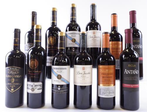 12 BOTTLES RIOJA