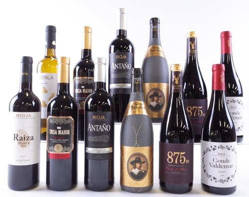 11 BOTTLES RIOJA AND 1 WHITE WINE