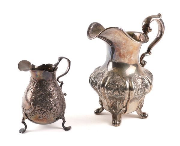 TWO SILVER JUGS (2)