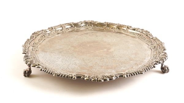 A SILVER SALVER