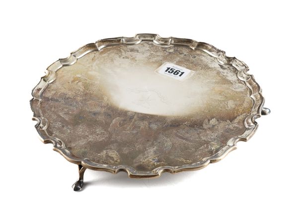 A SILVER SALVER