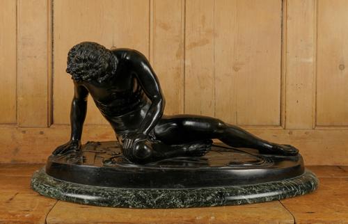 OF GRAND TOUR INTEREST: A BRONZE OF THE DYING GAUL