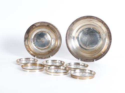 A GROUP OF STERLING WARES (8)