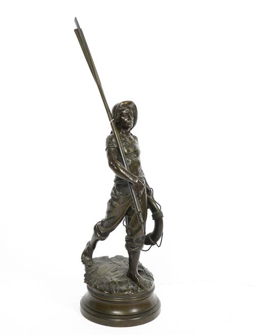 ANTOINE BOFILL (FL.1895-1921): A BRONZE FIGURE OF A SAILOR TITLED ‘EN AVANT’