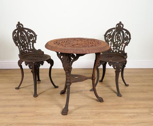 A CAST IRON CIRCULAR TABLE (3)