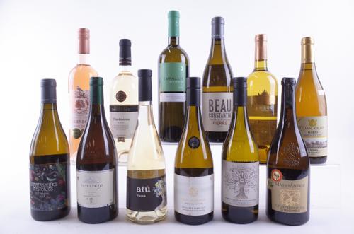 ELEVEN BOTTLES VARIOUS WHITE AND ONE ROSÉ WINE