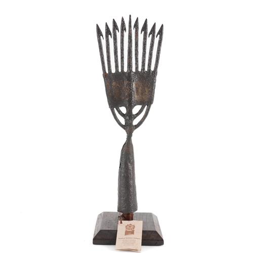 A SALMON FISHING SPEAR HEAD