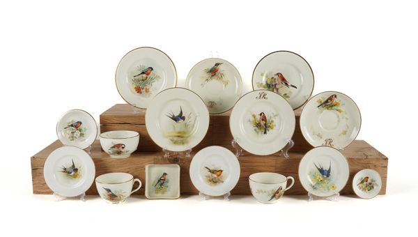 A GROUP OF ROYAL WORCESTER PORCELAIN PAINTED BY WILLIAM POWELL (15)