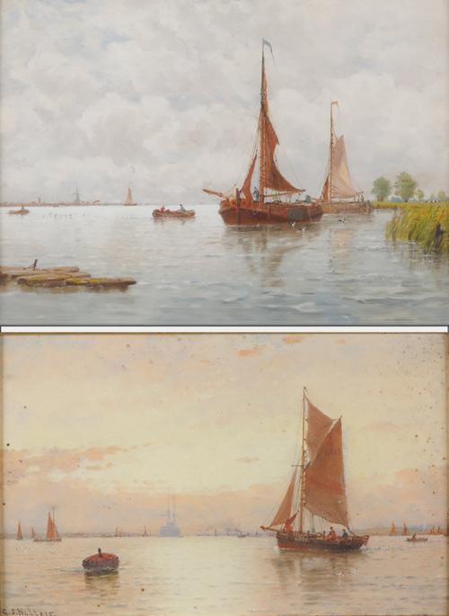 GEORGE STANFIELD WALTERS (BRITISH, 1838-1924) (2)