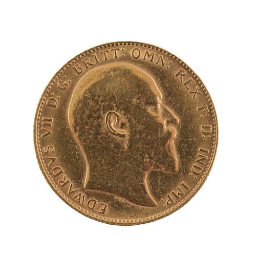 AN EDWARD VII SOVEREIGN