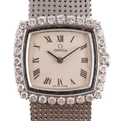 A LADY'S OMEGA WATCH