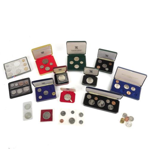 A GROUP OF SPECIMEN COINS OF THE WORLD (QTY)