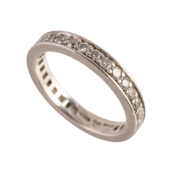 A BVLGARI DIAMOND ETERNITY RING (2)