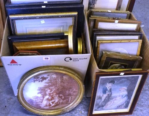 A quantity of assorted prints and engravings, of mainly figurative subjects.(qty)