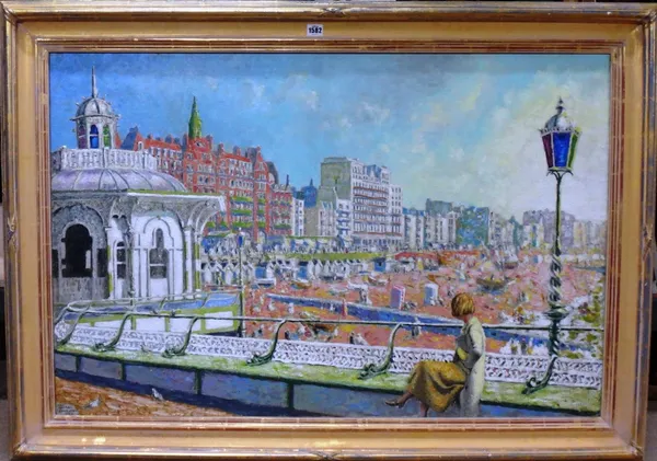George J Charlton (1899-1979), Brighton, oil on canvas, signed and dated 1932, 74cm x 113cm. DDS   Illustrated