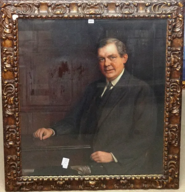 Ralph Peacock (1868-1946), Portrait of a gentleman, oil on canvas, signed, 98cm x 87cm. DDS