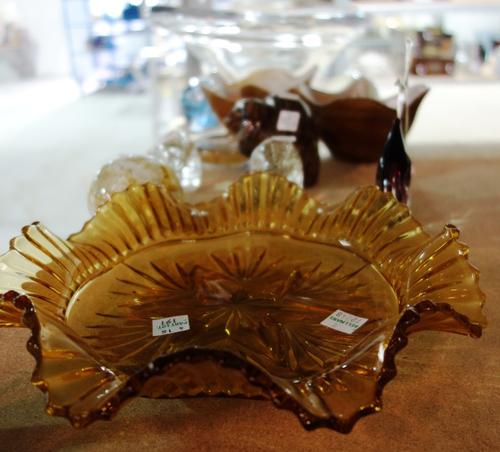 A quantity of glass including paperweights, bowls and sundry. (qty)