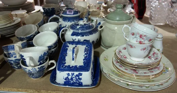 A group of assorted part tea sets. (qty)