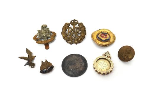 A Victorian gold rowing prize pendant fob medallion, detailed J.R.C Stroke won by Jn Wilkinson 6th Septr 1873, detailed 10 C, weight 8.6 gms, a George