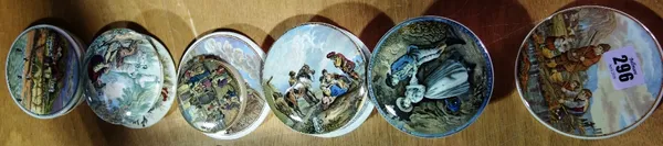 A group of ten Prattware lots including 'The Chin Chew River', 'Pegwell Bay', 'If I ever plant in that Bosom a thawn..' and others. (10)