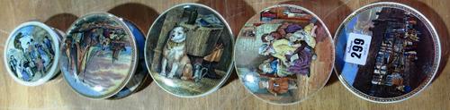 A group of ten Prattware lots including, 'Hide & Seek', 'Alas poor bruin', 'Low Life' and others. (10)