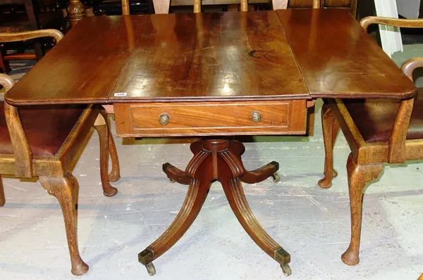 A 19th century mahogany Pembroke table.